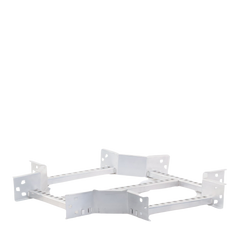 Derivación "X" Horizontal de Aluminio Perfil Z / Peralte 3 1/4" / Ancho 12"/ Radio 8" / Incluye Tornillería (CHXHEZ314R8X12AK)