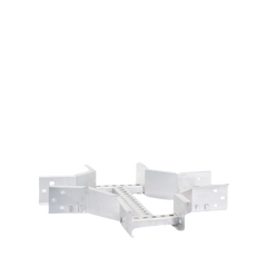 Derivación "X" Horizontal de Aluminio Perfil Z / Peralte 3 1/4" / Ancho 6"/ Radio 8" / Incluye Tornillería (CHXHEZ314R8X6AK)