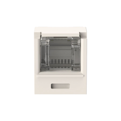 Conector Jack RJ45 Estilo TG con Ventana, Mini-Com, Categoría 6A, de 8 Posiciones y 8 Cables, Color Blanco