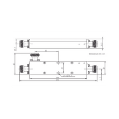Acoplador direccional 20dB 694-2700 50W tipo N