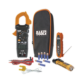 Kit de Prueba Eléctrica HVAC para Aire Acondicionado, Calefacción, Minisplits, etc. Medición de Voltaje CA/CC, Resistencia, Frecuencia, Capacitancia, Diodos, Temperatura, Ciclo, Micro Amperios CC.
