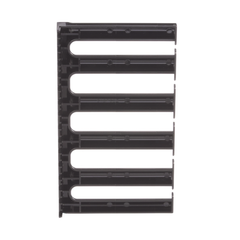 Dedos Administradores con Control de Radio de Curvatura, 5 in de Profundidad, 5 UR, Color Negro