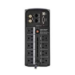 UPS de 1000 VA/600 W, Topología Línea Interactiva, Entrada 120 Vca NEMA 5-15P, Tipo Mini Torre, Con 9 Tomas NEMA 5-15R