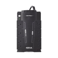 UPS de 425 VA/255 W, Topología Standby, Entrada 120 Vca NEMA 5-15P, Tipo Gabinete Compacto, Con 8 Tomas NEMA 5-15R