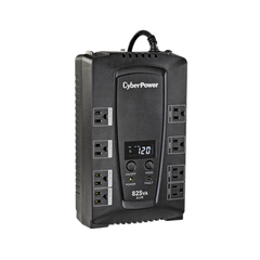UPS de 825 VA/450 W, Topología Línea Interactiva, Entrada 120 Vca NEMA 5-15P, Tipo Gabinete Compacto, Con 8 Tomas NEMA 5-15R