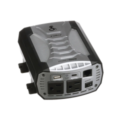 Inversor de Potencia / 500W Continuos / 1000W Pico / 2 Salidas AC GFCI / USB-A y USB-C Carga Rápida / Protección Pentagon / 12V DC a 115V AC