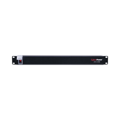 PDU Básico Para Distribución de Energía, Con 10 Tomas NEMA 5-15R Traseras, 1UR, 15 Amp, 120 Vca