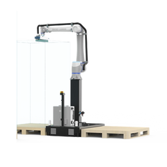 Solución de Paletizado Dobot / Carga Máxima 20 kg / Cadencia 8-13 Piezas/min / Visualización 3D en Tiempo Real / Configuración en 30 Min / IP54