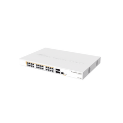 CRS328-24P-4S+RM - 24 port Gigabit Ethernet router/switch with four 10Gbps SFP+