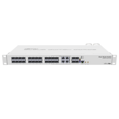(CRS328-4C-20S-4S+RM) Cloud Router Switch Administrable L3, 4 puertos combo TP/SFP, 20 Puertos SFP, 4 Puertos SFP+