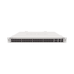 (CRS354-48G-4S+2Q+RM) Cloud Router Switch 48 puertos Gigabit Ethernet, 4 puertos SFP+ 10G, 2 puertos QSFP+ 40G, Montaje en Rack