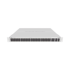 Cloud Router Switch 48 puertos PoE 802.3af/at Gigabit, 4 puertos SFP+ 10G, 2 puertos QSFP+ 40G, Montaje en Rack