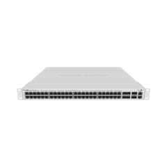 Cloud Router Switch 48 puertos PoE 802.3af/at Gigabit, 4 puertos SFP+ 10G, 2 puertos QSFP+ 40G, Montaje en Rack