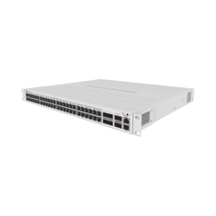 Cloud Router Switch 48 puertos PoE 802.3af/at Gigabit, 4 puertos SFP+ 10G, 2 puertos QSFP+ 40G, Montaje en Rack