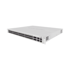 Cloud Router Switch 48 puertos PoE 802.3af/at Gigabit, 4 puertos SFP+ 10G, 2 puertos QSFP+ 40G, Montaje en Rack