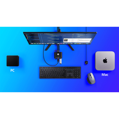 Switch KVM | USB FHD HDMI | de 2 puertos en formato cable | 1920x1080 @ 60Hz (FHD) | HDCP 1.4 | Conecta y controla 2 equipos con un solo monitor, teclado y mouse