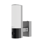 Cámara IP 4 Megapíxel / Wi-Fi / Lampara Integrada / Audio de dos vías / Imágen Nocturna a Color / Detección Humana / Audios Personalizables / Almacena en Memoria Interna / Uso Exterior con Protección