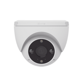 Domo IP 3 Megapíxel (2K) / Wi-Fi / Sirena y Estrobo /Audio de Dos Vías / Detección Humana y Vehiculo / Notificación Push / Audios Personalizables / Ranura Para Memoria hasta 512GB / Uso en Exterior IP67