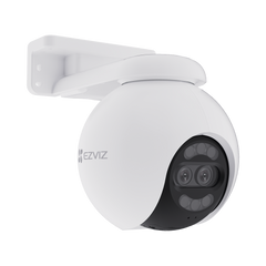 Cámara PT / Wi-Fi / Lente Dual / Panorámica 360° / Resolución 4K / Visión Nocturna ColorFULL / IA Detección de Humanos y Vehiculos / Alarma con Sirena y Luz / IP65