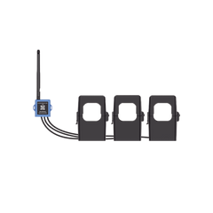 Medidor de corriente LoRaWAN para tres fases hasta 500 ampers