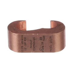 Conector de compresión a tierra de cobre Panduit CTAPR2/0-2-L, 1Pz