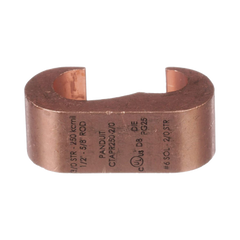 Conector de compresión a tierra de cobre Panduit CTAPR2/0-2-L, 1Pz