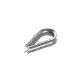 Cuello/ Guardacabo/ Rozadera para Cable de 1/4" de Acero Galv. por Inmersión.