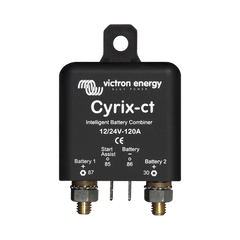 Cyrix-CT 12/24 V 120 A / Combinador Inteligente de Baterías en Vehículos y Embarcaciones