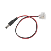 Cable de Alimentación con Conector Macho a Bloque de Terminal Atornillable / Calibre 18 AWG / Longitud 28.5 cm / Ideal para alimentacion de Cámaras.