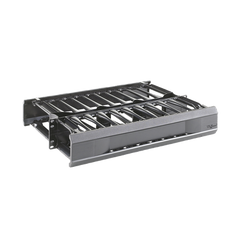 Organizador de Cables Horizontal CableTek, Doble (Frontal y Posterior), Para Rack de 19in, 2UR