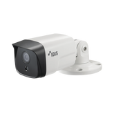 Bala IP 8MP (Intelligent Codec) | Lente Fijo 3.3 mm | microSD (256 GB) | IK10/ Exterior IP67 | IR 30 m | Entrada/Salida de Alarma | POE | Audio de Dos Vias | ICR Dia/Noche | Videoanalitico Embebidos