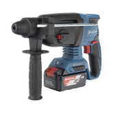 Martillo perforador inalámbrico SDS-PLUS, Incluye 2 Baterías 20V, 4.0 Ah, Cargador y Estuche