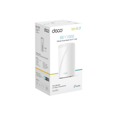 Router Inalámbrico MESH Interior para Hogar / Triple Banda Wi-Fi 7 BE9300 Mbps / 2 Puerto 2.5 Gigabit WAN/LAN / 4 Antenas Internas / Operación Multi-Link MLO / Administración Mediante la App Deco (iOS, Android) / HomeShield