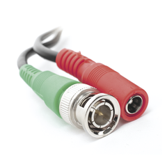 Cable coaxial ( BNC RG59 ) + Alimentación / SIAMÉS / 10 Metros / Aleación Cobre + Aluminio CCA / Para Cámaras 4K / Uso interior y exterior