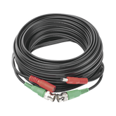 Cable coaxial ( BNC RG59 ) + Alimentación / SIAMÉS / 10 Metros / Aleación Cobre + Aluminio CCA / Para Cámaras 4K / Uso interior y exterior
