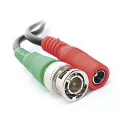 Cable coaxial ( BNC RG59 ) + Alimentación / SIAMÉS / 10 Metros / 100 % COBRE / Para Cámaras 4K / Uso interior y exterior