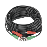 Cable coaxial ( BNC RG59 ) + Alimentación / SIAMÉS / 10 Metros / 100 % COBRE / Para Cámaras 4K / Uso interior y exterior