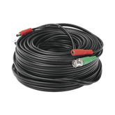 Cable coaxial ( BNC RG59 ) + Alimentación / SIAMÉS / 30 Metros / 100 % COBRE / Para Cámaras 4K / Uso interior y exterior