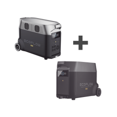 Kit de Estación de Energía Portátil 3600Wh + Batería Externa 3600Wh (7200Wh)