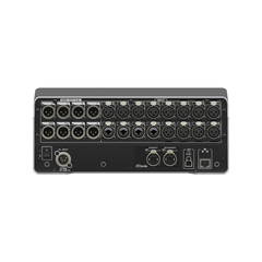 Mezcladora digital para grabación o en vivo 16 x 8 pantalla tactil 9" con puertos Dante incorporado