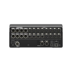 Mezcladora digital para grabación o en vivo 16 x 8 pantalla tactil 9" con puertos Dante incorporado