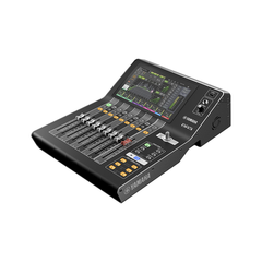Mezcladora digital para grabación o en vivo 16 x 8 pantalla tactil 9" con puertos Dante incorporado