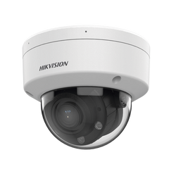 Domo IP 4 Megapíxel / Lente Motorizado 2.8 a 12 mm / Dual Light (30 mts IR + 30 mts Luz Blanca) / ACUSENSE Lite / Microfono Integrado / Exterior IP67 / IK08 / WDR 120 dB / PoE / Micro SD