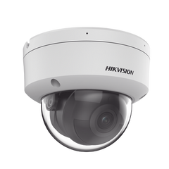 Domo IP 4 Megapixel / Lente 2.8 mm / 40 mts IR / Exterior IP67 / IK10 / Microfono Integrado / DARKFIGHTER / Audio y Alarma I/O / PoE / ONVIF / Micro SD / 4 Analíticos: AcuSense, Detección Facial, Conteo de Personas por Cruce y Zona