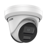 Turret IP 4 Megapixel / Lente 2.8 mm / 40 mts IR / Exterior IP67 / DARKFIGHTER / Audio y Alarma I/O / PoE / ONVIF / Micro SD / 4 Analíticos: AcuSense, Deteccion Facial, Conteo de Personas por Cruce y Zona