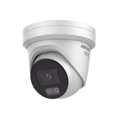 Turret IP 4 Megapixel / Imagen a color 24/7 / Lente 4 mm / Luz Blanca 40 mts / Exterior IP67 / Micrófono Integrado / WDR 120 dB / Audio y Alarma / Onvif / MicroSD