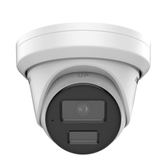Turret IP 6 Megapixel / Lente 2.8 mm / 40 mts IR / Exterior IP67 / Micrófono Integrado / DARKFHGITER / PoE / Alarmas y Audio I/O / ONVIF / Micro SD / 4 Analíticos: AcuSense, Deteccion Facial, Conteo de Personas por Cruce y Zona