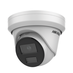 Turret IP 6 Megapixel / Lente 2.8 mm / 40 mts IR / Exterior IP67 / Micrófono Integrado / DARKFHGITER / PoE / Alarmas y Audio I/O / ONVIF / Micro SD / 4 Analíticos: AcuSense, Deteccion Facial, Conteo de Personas por Cruce y Zona