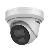 Turret IP 6 Megapixel / Lente 2.8 mm / 40 mts IR / Exterior IP67 / Micrófono Integrado / DARKFHGITER / PoE / Alarmas y Audio I/O / ONVIF / Micro SD / 4 Analíticos: AcuSense, Deteccion Facial, Conteo de Personas por Cruce y Zona
