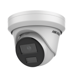 Turret IP 6 Megapixel / Lente 2.8 mm / 40 mts IR / Exterior IP67 / Micrófono Integrado / DARKFHGITER / PoE / Alarmas y Audio I/O / ONVIF / Micro SD / 4 Analíticos: AcuSense, Deteccion Facial, Conteo de Personas por Cruce y Zona